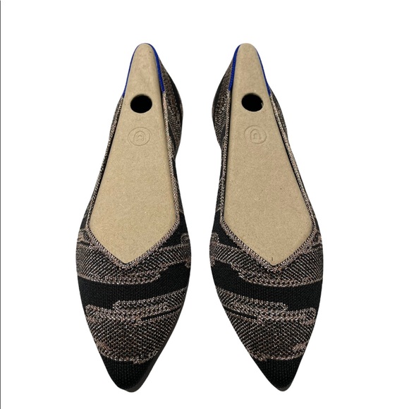 Rothy’s | The Point in Golden Shimmer 9 - Picture 3 of 15